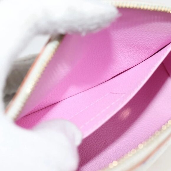 LOUIS VUITTON Monogram Multicolor Pochette Cosmetic White M47354 Auth 125292AV - Picture 3 of 16